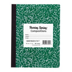 2026 Back to School List - Graph Composition Book Quad Rule (5x5) – EduKit