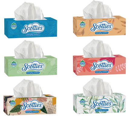 Scotties® Facial Tissues 2-ply 110 ct.